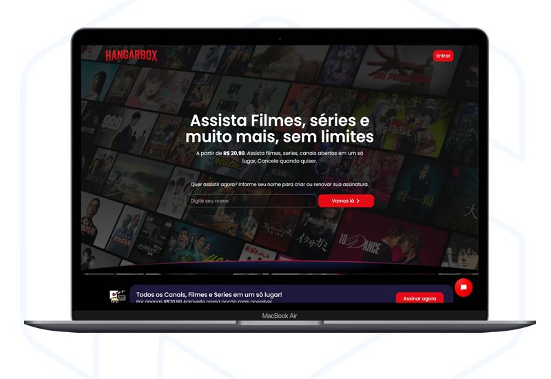 Pagina de IPTV TOP MAX